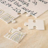 Ga daarom ja en leer alle naties legpuzzel (Zijkant)