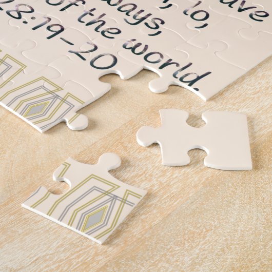 Ga daarom ja en leer alle naties legpuzzel (Zijkant)