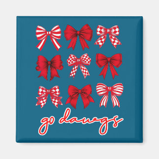Ga Dawgs Coquette Boog Ga Dawgs Middelbare School Magneet
