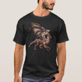 Ga de bruine Draak in T-shirt (Voorkant)