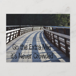 Ga de Extra Mile... Briefkaart