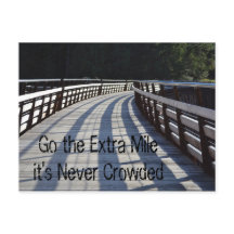 Ga de Extra Mile... Briefkaart