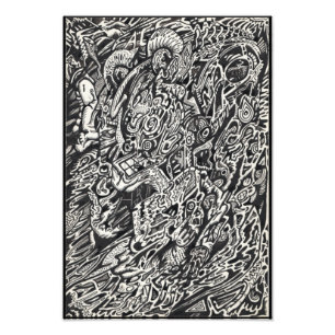 Ga, de Fotouitbreiding van het Man van de Microdot Foto Afdruk