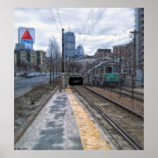 Ga de Tunnel binnen Poster