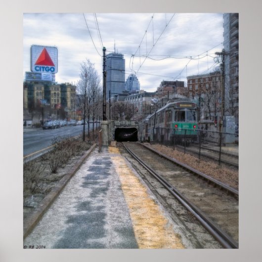 Ga de Tunnel binnen Poster (Voorkant)