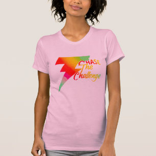 Ga de uitdaging aan t-shirt