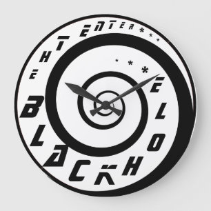 Ga de Zwarte Klok van de Muur van de Hole in!