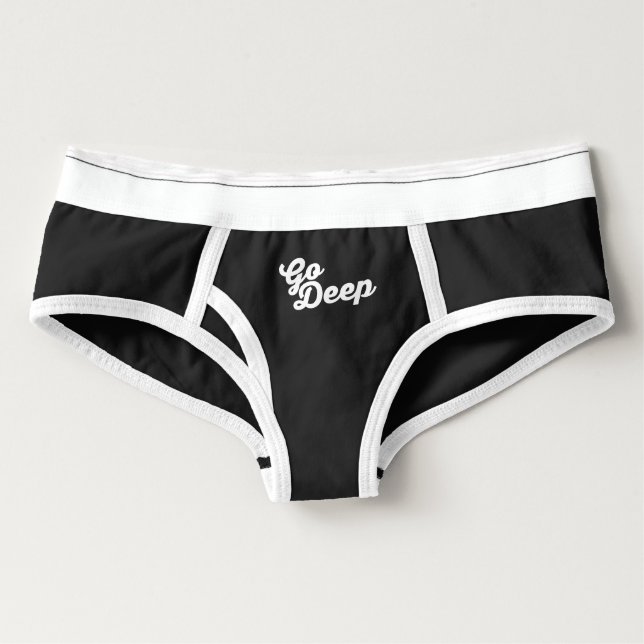 Ga diep - Boyshorts Slip (Voorkant)