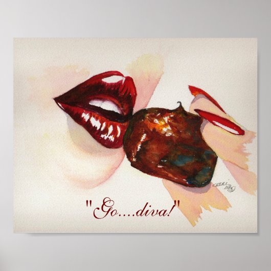 "Ga...diva!" 8 x 10 inch afdrukken Poster (Voorkant)