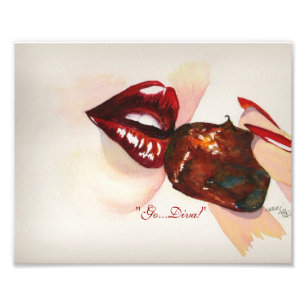 "Ga...diva!"  Art Print Foto Afdruk