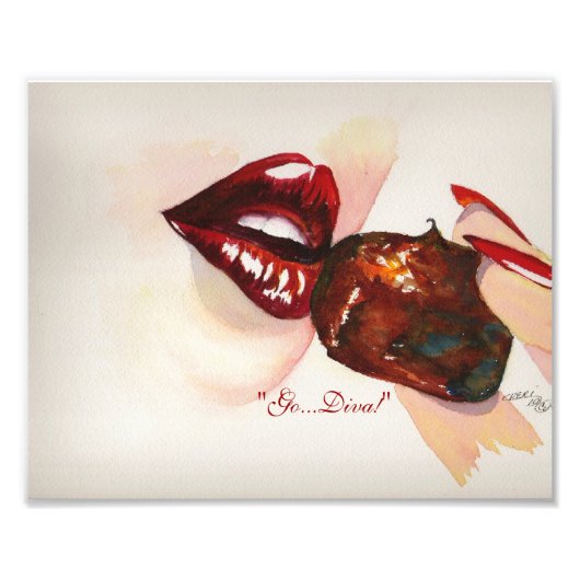 "Ga..diva!" Art Print Foto Afdruk (Voorkant)