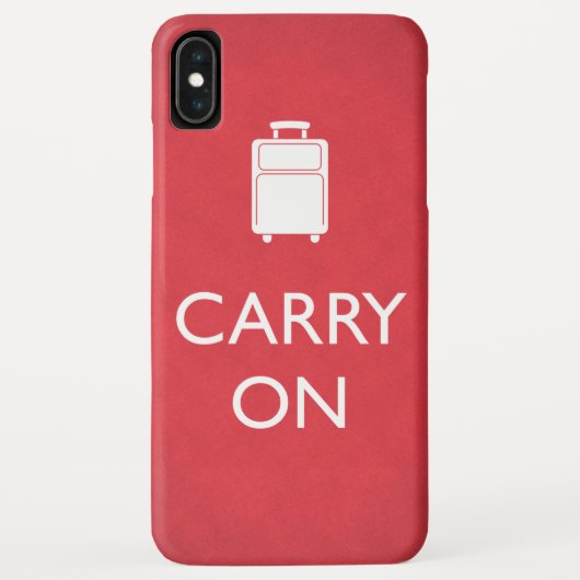 GA DOOR - Bagage - Grappige Rode Case-Mate iPhone Case (Achterkant)