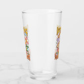 Ga door, blijf groeien | Paddenstoel & Bloemen Glas (Rechts)