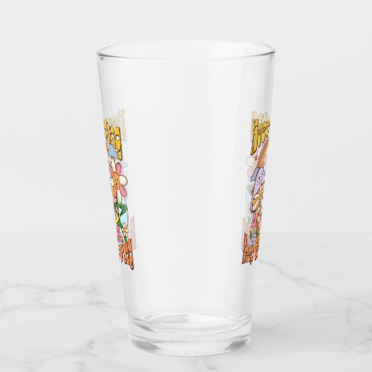 Ga door, blijf groeien | Paddenstoel & Bloemen Glas (Rechts)