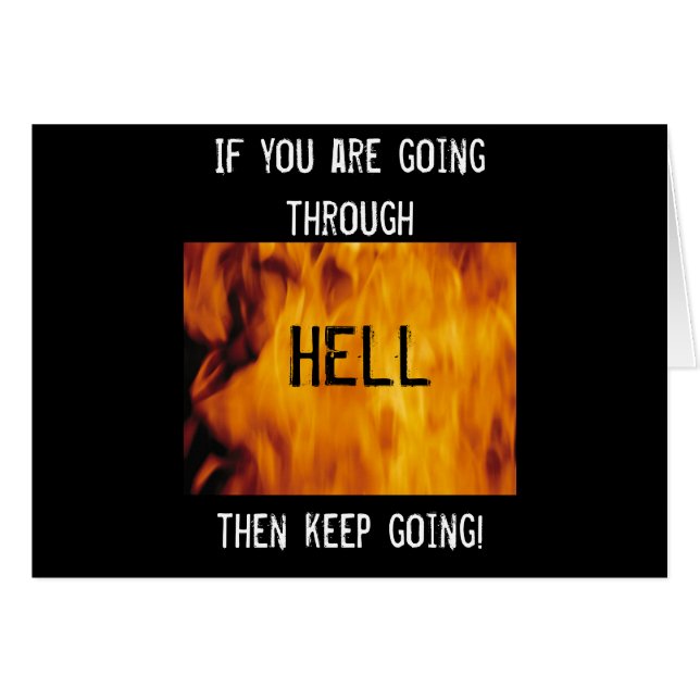 Ga door de hel (Voorkant Horizontaal)