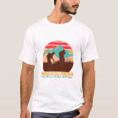 Ga door en je komt: Wanderlust Forever T-shirt (Voorkant)
