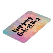 Ga door. God heeft dit! Briefkaart Magneet (Linkerzijde)