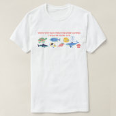 Ga door het T-shirt van Deep Waters (Design voorkant)