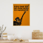 Ga door met Amerikaanse mariniers Poster (Keuken)