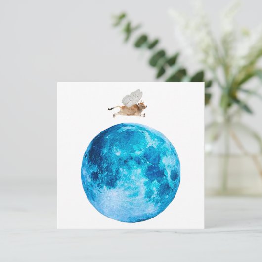 Ga door met de briefkaart (Staand voorkant)