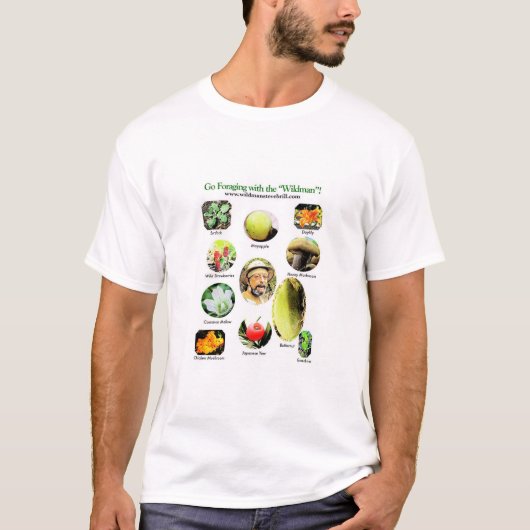 Ga door met de "Wildman" T-shirt (Voorkant)