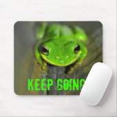 Ga door met Frog Mousepad Muismat (Met muis)
