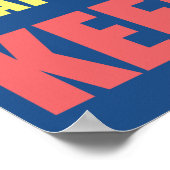 Ga door met het Ierse dans Poster (Hoek)