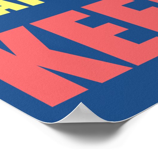 Ga door met het Ierse dans Poster (Hoek)