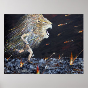 Ga door met je bestemming poster