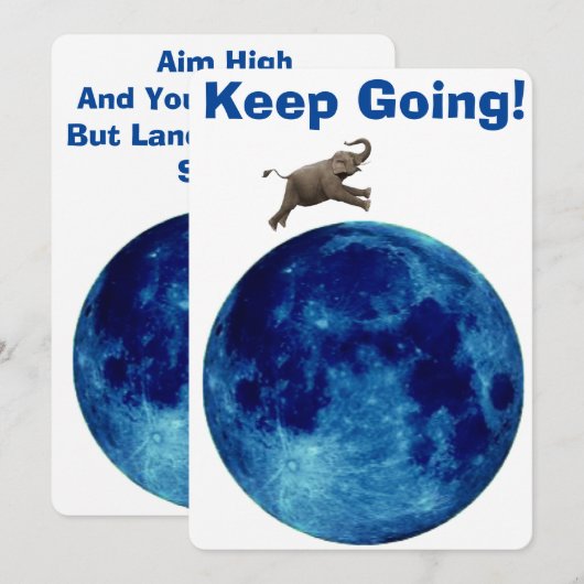 Ga door met je briefkaart (Voorkant / Achterkant)