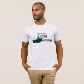 Ga door met je problemen, ga vissen op T-shirt (Voorkant volledig)