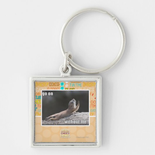 Ga door met mij sleutelhanger (Voorkant)