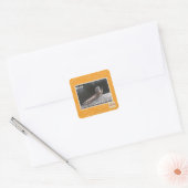 Ga door met mij vierkante sticker (Envelop)