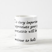 Ga door met Mok vasthouden (Center)