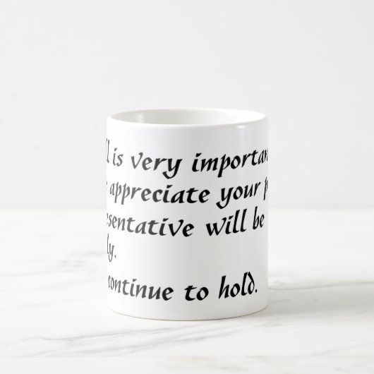 Ga door met Mok vasthouden (Center)