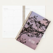 Ga door met zonsondergang foto planner (Display)