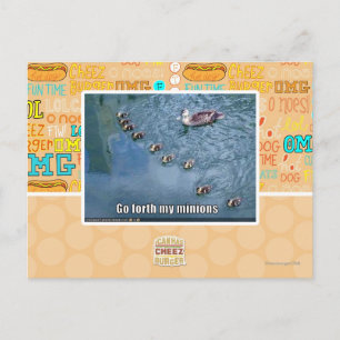 Ga door mijn minions briefkaart