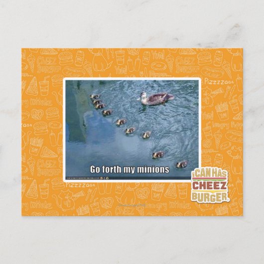 Ga door mijn minions briefkaart (Voorkant)