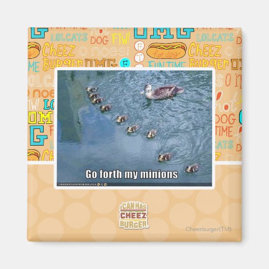 Ga door mijn minions magneet (Voorkant)