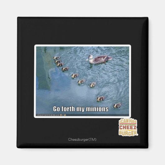 Ga door mijn minions magneet (Voorkant)