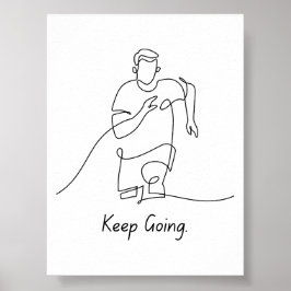 Ga door – Motivatie Poster