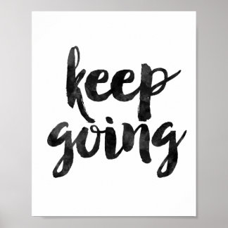 Ga door poster
