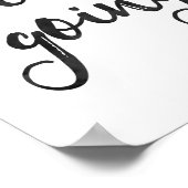 Ga door - Poster prijsopgave (Hoek)