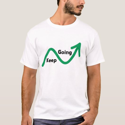 Ga door t-shirt (Voorkant)