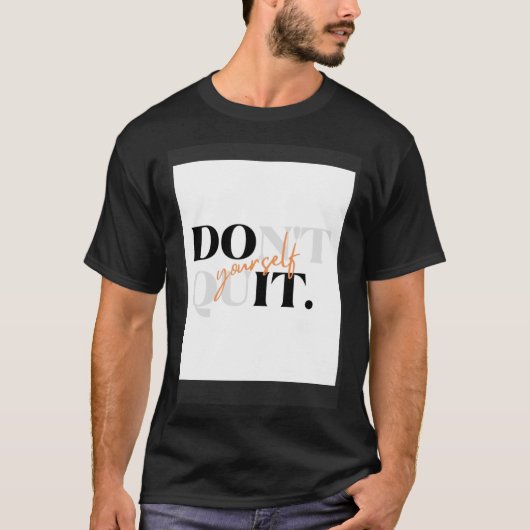 Ga door t-shirt (Voorkant)