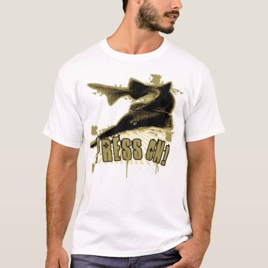 Ga door t-shirt (Voorkant)
