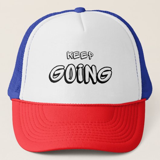 Ga door trucker pet (Voorkant)