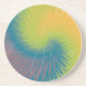 Ga Dye strikken Zandsteen Onderzetter (Voorkant)