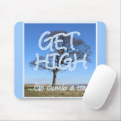 Ga een boomarborist klimmen muismat (Met muis)