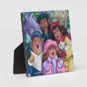 Ga een Caroling Illustratie maken Fotoplaat (Voorkant)